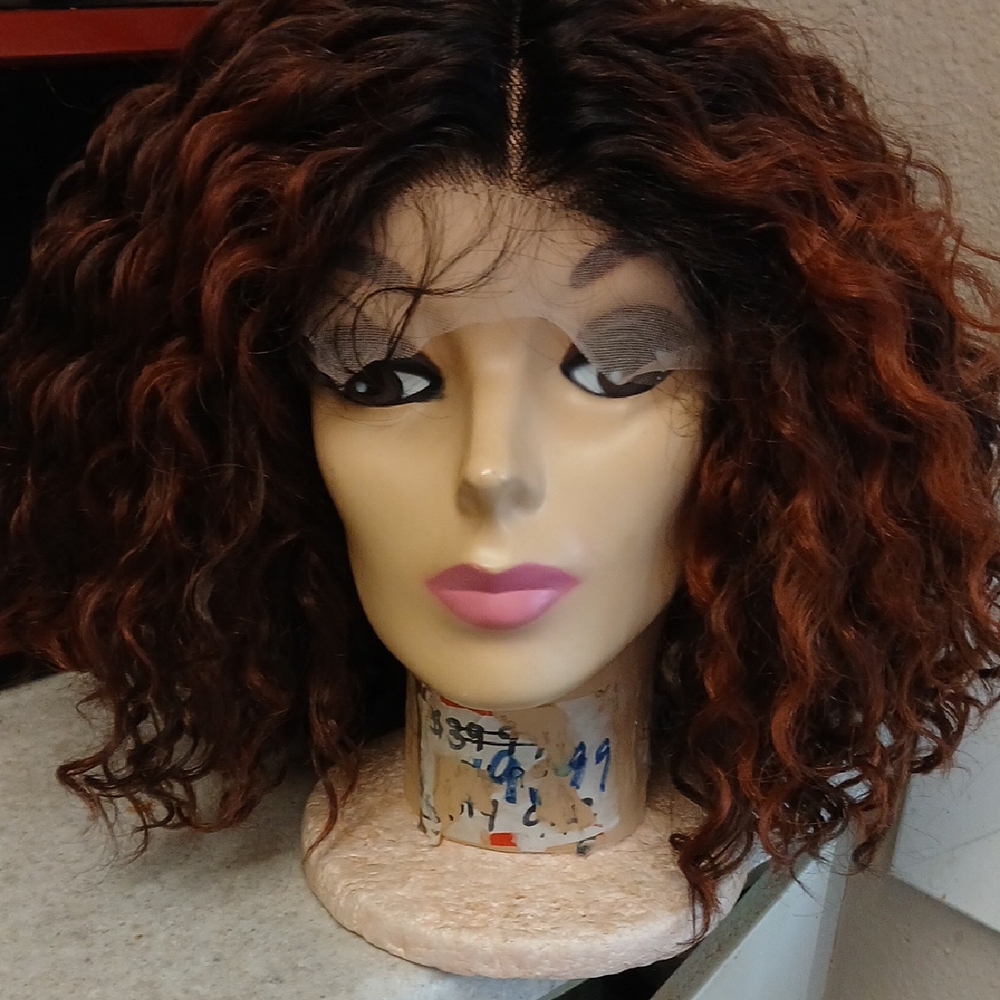 Curly Brown Wig